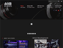 Tablet Screenshot of ansstudios.com